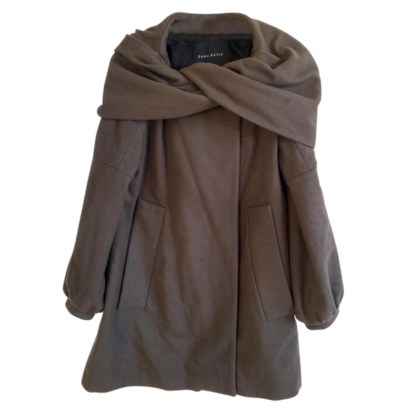 zara hooded cape